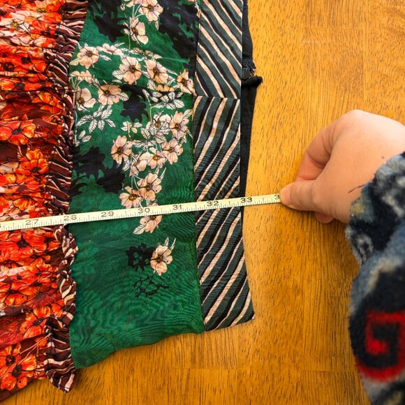 Anthropologie Bhanuni by Jyoti Tiered Colourful Maxi Skirt Size 0 - Picture 9 of 14